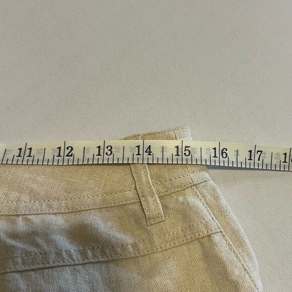 (r)elativity 100% linen capri's culottes pants 10P - Picture 5 of 6